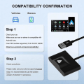 Miniatyrbild 2 av 5: Trådlös Android Auto-adapter för trådbunden Android Auto Bil Plug & Play Enkel installation Aa Trådlös Android