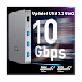 Miniatyrbild 4 av 5: 7-i-1 Type-c Dockningsstation Usb3.2 Gen2 10gbps Med Pd 100w Laddning Expansions Multifunktionshubb
