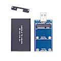 Miniatyrbilde 4 av 5: Msata til USB Usb 3.0 til Msata Ssd-kabinett Usb3.0 til Msata-etui Harddiskadapter M2 Ssd Ekstern