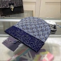 Miniatyrbilde 1 av 5: Ny ankomst Designer Letter Trykt Sjakkbrett Vinterlue Myk Varmt Strikket Beanie Hater-Utmærket blue