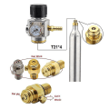 Miniatyrbillede 5 af 5: 0-90 Psi Sodastream Co2 Mini Gasregulator Co2 Oplader, corny Cornelius Keg Gas Oplader til Europæisk Soda Stream Øl Kegerator