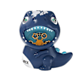 Miniatyrbillede 1 af 5: Dinosaur Boble Maskine 1-3 Småbørn Automatisk Boble Maskine 500 Per Minut + Boble Maskine 1 Flaske