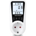 Miniatyrbilde 1 av 5: Msbd Dds109l Digital Energimåler Wattmeter Strømovervåkingsenhet Elektrisitet Kwh Strømmålingsanalysator - Eu-plugg Spenningstester Og Detektor