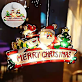 Miniatyrbilde 5 av 5: Julelysdekorasjon, hengende Ledmerry Christmas