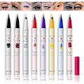 Pikkukuva 1 / 5: 8 kpl väriä matta nestemäinen eyeliner-setti, värikkäät silmäkynät vedenpitävä eyeliner-nestekynä