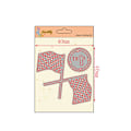 Miniatyrbillede 2 af 5: National Flag Cutting Dies Stencil Scrapbook Album Paper Card Embossing