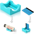 Miniatyrbilde 2 av 5: Innebygd spor for liten silikonkoppholder i silikonmateriale for kopp