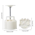 Miniatyrbilde 5 av 5: 150g 3D National For Tide Wind Lion Thickened Moon Cake Moulds Cantonese Hand Pr