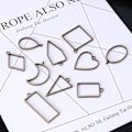 Miniatyrbild 5 av 5: Silikonformar för geometriska ramar DIY-formar för att förbättra barns praktiska förmåga