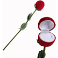 Miniatyrbillede 3 af 5: Ringeæske i form af en rose, Valentinsdagsgaveæske og vielsesringsæske