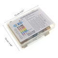 Miniatyrbillede 5 af 5: 640 stk. 64 værdier 1r - 10mr 1/6w 1% metalfilm modstande assorteret sæt