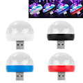 Pikkukuva 1 / 5: 4 kpl USB-juhlavalot Auton tunnelmavalot Diskovalot Kuumakenttä Hyppy DJ Diskopallo Lavalamppu