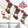 Miniatyrbilde 2 av 5: Juledekorasjoner 3stk 18 Jule Strømpe Klassiske Store Strømper Julenisse Xmas Karakter For
