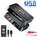 Miniatyrbillede 3 af 5: Trådløs Bluetooth 5.0 Lydtransmitter Modtager Nfc Hifi Musikadapter Aux Rca
