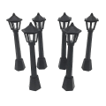 Miniatyrbilde 5 av 5: 4 stk. Gatepostlys for modelljernbane