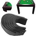 Miniatyrbild 2 av 5: 6 st Biljard Poolbord Hål Biljardbord Foder Fick Gummi Foder Tillbehör Set