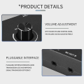 Miniatyrbillede 5 af 5: 4 Ports Audio Switch, 3.5mm Audio Switcher, Stereo Aux Audio Selector, 4 Input 1output/1input 4 Output
