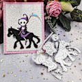 Miniatyrbillede 3 af 5: Halloween Spøgelse Metal Skæredør Stencil Diy Scrapbooking Album Papir Skabelon