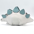 Miniatyrbild 3 av 4: Qiming dinosaurie axelväska, pu stegosaurus crossbody väska för flicka kvinnor