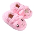 Pikkukuva 1 / 4: Poikien ja tyttöjen lämpimät pehmolelutossut lapsille talven sisäkäyttöön pink s094 7-8 toddler