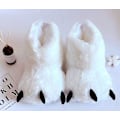 Miniatyrbild 3 av 3: Plushtofflor med tassdesign