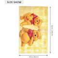 Miniatyrbilde 5 av 5: Winnie The Pooh Strandhåndkle Mikrofiber Supermyk Absorberende Hurtigtørkende Stort Badehåndkle Matte For Reise Basseng Svømming Bad Strand