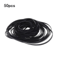 Miniatyrbilde 1 av 5: 50 stk Universal Mix Kassett Tape Maskin Belter Assortert Vanlig Driv Flat Gummibelte For Cd Dvd Opptakere Walkman