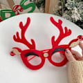 Miniatyrbild 8 av 10: Julglasögonram, Julpartytillbehör, Juldekorationer, Presenter, Små Presenter, Söta Julglasögon 17# silver glasses snowflake