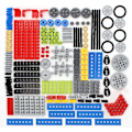 Miniatyrbillede 2 af 5: 182 Dele Gear- og Akslesæt til Technic Dele Kompatibel med Technic Dele, DIY Gear Sortimentspakke ((Løftearm, Pins, Aksler, Stik)) til Technic B