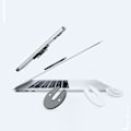 Miniatyrbild 5 av 5: 1 par roterbar väggmonteringshållare väggmonterad surfplatta stativ för Ipad Set Top Box Tv