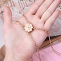 Pikkukuva 2 / 5: 4 kpl/setti Magneettikivi Bff Ystävyys Sydänriipus Ketju Choker Kaulakoru gold-color