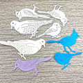 Miniatyrbillede 4 af 5: Fugle Metal Skæredør Stencil Diy Scrapbooking Album Papirkort Skabelon Form Embossing Craft