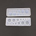 Miniatyrbilde 5 av 5: Rund sfærisk silikonform Exopy Resin Mirror Diy Håndverk Smykkedekorasjon