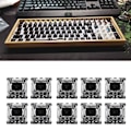 Miniatyrbillede 2 af 4: 10 stk. mekanisk tastatur Mx 3 Pin sort switch gennemsigtig kasse