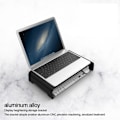 Miniatyrbillede 2 af 5: Computer Stand Metal Monitor Stand Base For Tablet Laptop Computer Pc Monitor