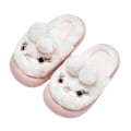 Miniatyrbillede 1 af 2: Børns bomuldsslippers slidstærke skridsikre sandaler vinter varme bomuldssko i høj kvalitet rabbit white 20cm