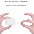 Miniatyrbillede 1 af 5: Sort Foldbar Mobiltelefon Stativ Plast Tastaturmontering Varmeafledning Notebook
