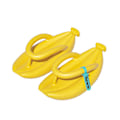 Miniatyrbild 1 av 5: Fashionabla par bananformade flip-flops mjuka bekväma hemmtofflor för hem inomhus banana 42 43