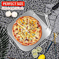 Pikkukuva 2 / 5: Taitettava alumiininen pizzalapio pizzakiville, ammattimainen kotitalouskäyttöön tarkoitettu pizzalapio pizzan paistamiseen ja