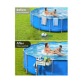 Miniatyrbild 5 av 5: 2 set poolside förvaringskorg, ovan mark pool förvaringskorg med pool mugghållare, för ovan mark