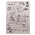 Miniatyrbilde 1 av 5: Gratulerer med dagen Jul Silikon Klar Tetning Stempel Diy Scrapbooking Embossing Ph