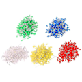 Miniatyrbillede 2 af 5: 1000 stk. 5mm LED Lys Farve Lys Perler 5 Farver Hver 200 Diode Farve Blandingskit