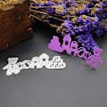 Miniatyrbillede 4 af 5: Bjørne-skærestans stencil DIY Scrapbooking Album Papirkort Embossing DIY Håndværk