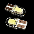 Miniatyrbild 3 av 4: 10 st LED T10 W5W COB SMD Canbus Ljusvita Registreringsskyltlampa & 1 st W3t19371 HID Xenon D2S D2R