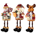 Miniatyrbillede 1 af 5: Plush Julefigurer Hjemmedekoration 3 stk