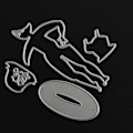 Miniatyrbilde 3 av 5: Sommer Dame Stansing Dies Stencil for DIY Scrapbooking Embossing Album Kort Håndverk