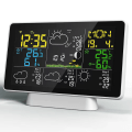 Miniatyrbild 3 av 5: Svart Fredag Wifi Väderstation Trådlös Inomhus Utomhus Hygrometer Termometer Temperatur Luftfuktighet Display Monitor Digital Väder Kompatibelecast