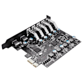 Miniatyrbillede 5 af 5: Pci-e til Usb 3.0 7-port udvidelseskort, Pci Express Usb 3.2 tilføjelseskort, internt Usb3 Hub Converte