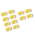 Miniatyrbild 2 av 5: 12 st 2m LED-slingor 3V varmt gult ljus 0,03W vattentät flexibel för fest sovrum restauranger bröllop
