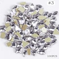 Miniatyrbillede 4 af 5: Negle Rhinestones Multi Shapes Crystal Gems Til 3d Negle Kunst Dekorationer
